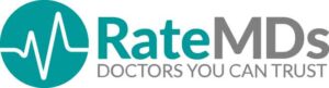 RateMDs logo showing Nuvell Clinics ranked number one medical facility in Scottsdale Arizona